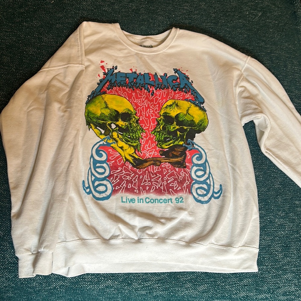 Urban Outfitters Metallica sweatshirt OS